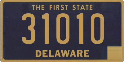 DE license plate 31010