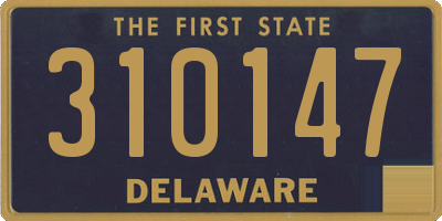 DE license plate 310147