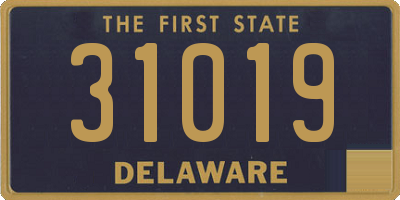 DE license plate 31019