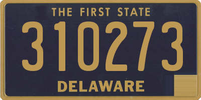 DE license plate 310273