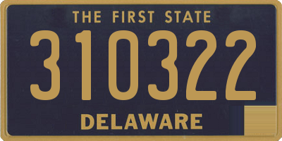 DE license plate 310322
