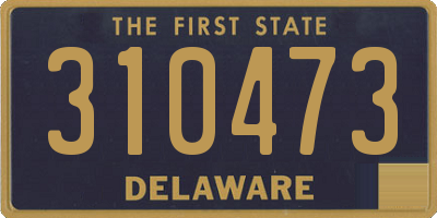 DE license plate 310473