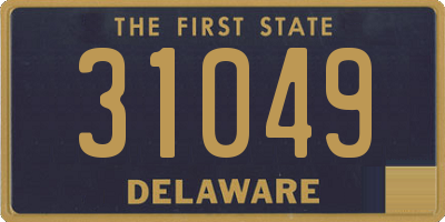 DE license plate 31049