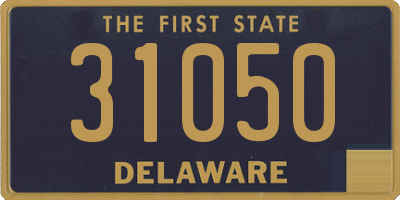 DE license plate 31050