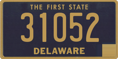 DE license plate 31052