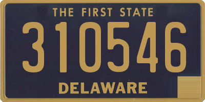 DE license plate 310546