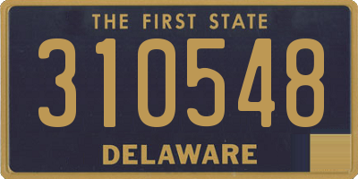 DE license plate 310548
