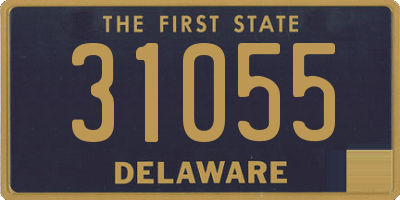 DE license plate 31055