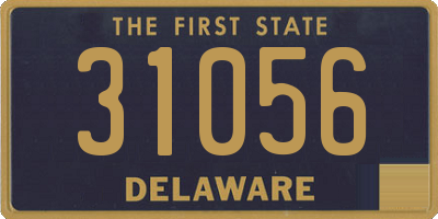 DE license plate 31056