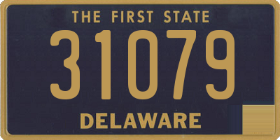 DE license plate 31079