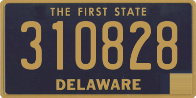 DE license plate 310828