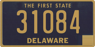 DE license plate 31084