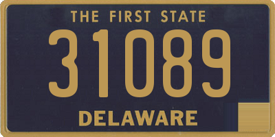 DE license plate 31089