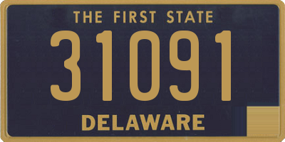 DE license plate 31091