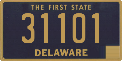 DE license plate 31101