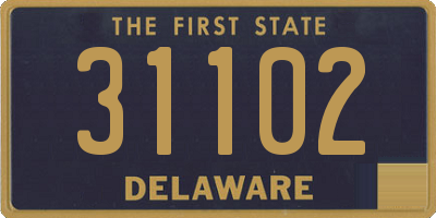 DE license plate 31102