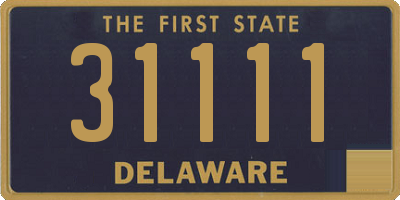 DE license plate 31111