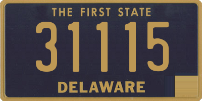 DE license plate 31115