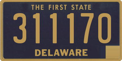DE license plate 311170