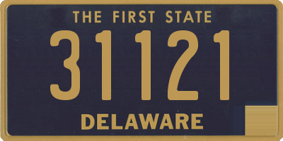 DE license plate 31121