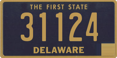 DE license plate 31124