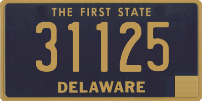 DE license plate 31125