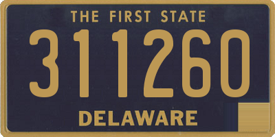 DE license plate 311260