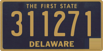 DE license plate 311271