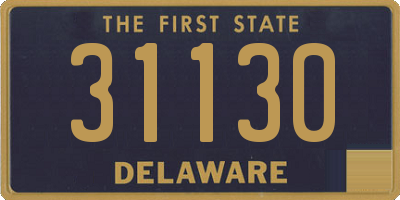 DE license plate 31130