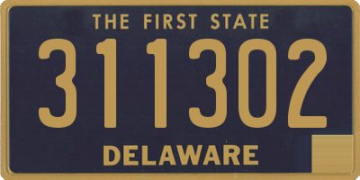 DE license plate 311302