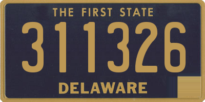 DE license plate 311326