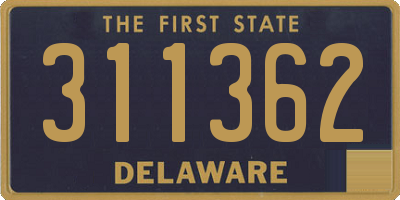 DE license plate 311362
