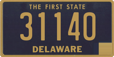 DE license plate 31140