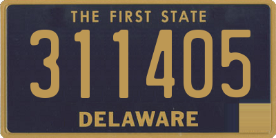 DE license plate 311405