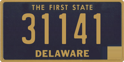 DE license plate 31141