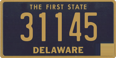 DE license plate 31145