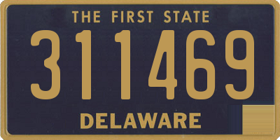 DE license plate 311469