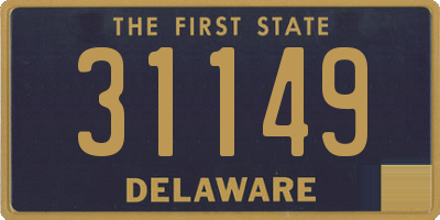 DE license plate 31149