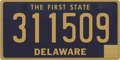 DE license plate 311509