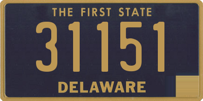 DE license plate 31151