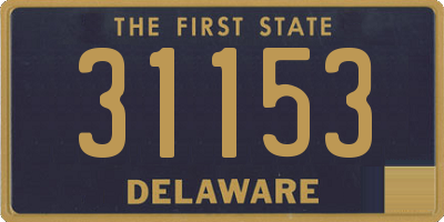 DE license plate 31153