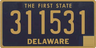 DE license plate 311531