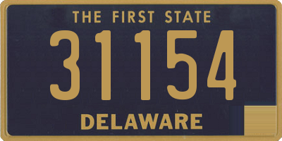 DE license plate 31154