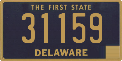 DE license plate 31159