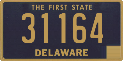 DE license plate 31164