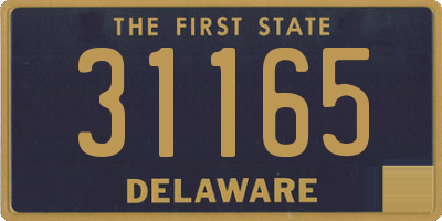 DE license plate 31165