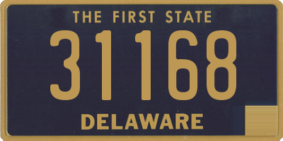 DE license plate 31168