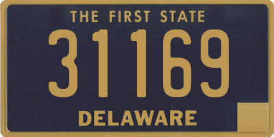 DE license plate 31169