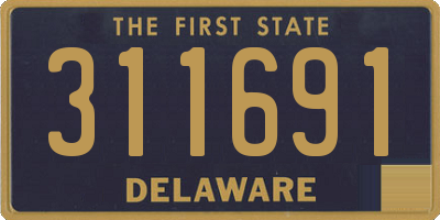 DE license plate 311691