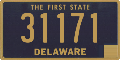 DE license plate 31171